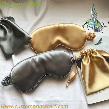 Eyemask tal-ħarir taċ-ċawsli