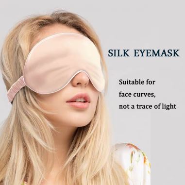 Maskra għall-għajnejn Customizable tal-ħarir